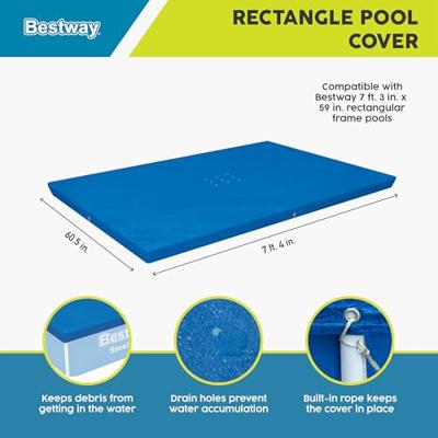 Bestway | Afdekzeil Flowclear 221 x 150 cm - thumbnail