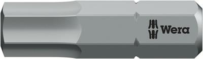 Wera 840/1 BTZ Zeskant Bits, 6,0 x 25 mm - 1 stuk(s) - 05056687001