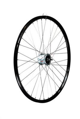 Voorwiel 28 inch 622 zwart naafdynamo rollerbrake spaak 13