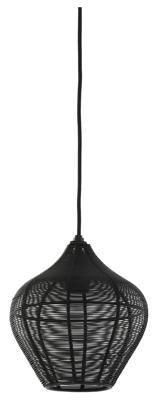 Light & Living Hanglamp 'Alvaro' 20cm, kleur Mat Zwart Light & Living Hanglamp 'Alvaro' 20cm, kleur Mat Zwart