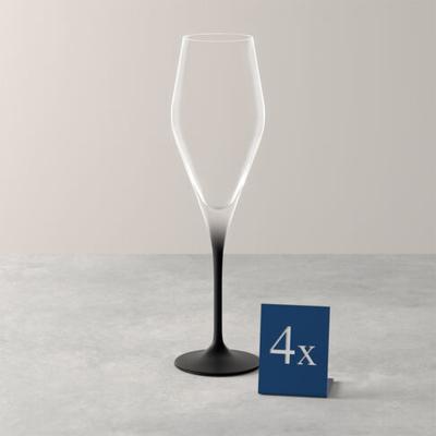 VILLEROY & BOCH - Manufacture Rock - Champagneglas 0,26l Set/4