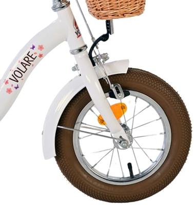 Volare blossom kinderfiets - meisjes - 12 inch - wit