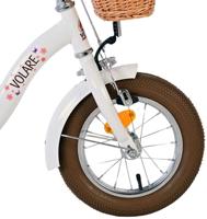 Volare blossom kinderfiets - meisjes - 12 inch - wit - thumbnail