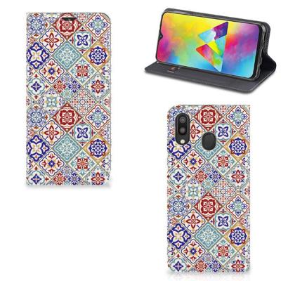Samsung Galaxy M20 | Standcase | Tiles Color Samsung Galaxy M20 | Standcase | Tiles Color