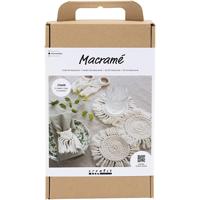 Creativ Company Hobbyset macrame tafeldecoratie off-white - thumbnail
