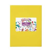 Colorations - foam vellen geel, 10st. - thumbnail