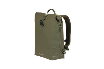 Fietsrugzak Basil SoHo Nordlicht 17 liter 31 x 14 x 37 cm - mosgroen