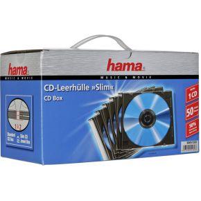 Hama CD doosje Slim 50-pack Audio accessoire Transparant