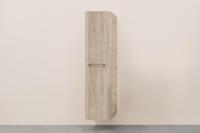 Kolomkast Wiesbaden Sulora 160x40x35 cm Afgeronde Hoeken Geribbeld Licht Eiken - thumbnail