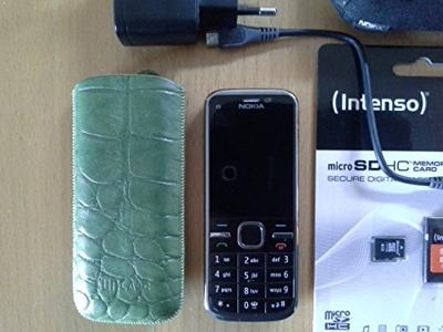 Nokia C5 Smartphone [nieuwe versie] (5,6 cm (2,2 inch) display, Bluetooth, 5 megapixel camera) zwart