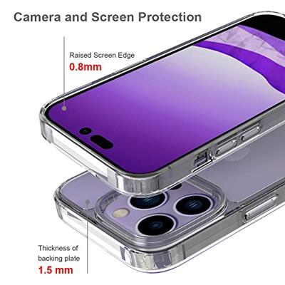 JT Berlin Pankow Clear Backcover Apple iPhone 14 Pro Transparant Inductieve lading
