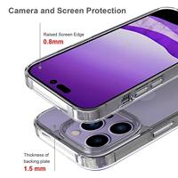 JT Berlin Pankow Clear Backcover Apple iPhone 14 Pro Transparant Inductieve lading - thumbnail