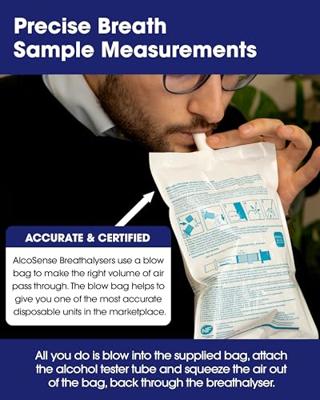 Alcosense Alcoholtester wegwerp NF gekeurd 2 Stuks Alcosense Alcoholtester wegwerp NF gekeurd 2 Stuks