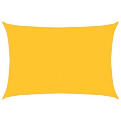 Zonnezeil 160 g/m 3x5 m HDPE geel