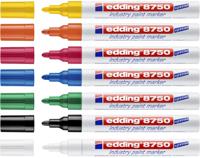 Paintmarker edding 8750 industrie 2-4mm oranje | 10 stuks - thumbnail