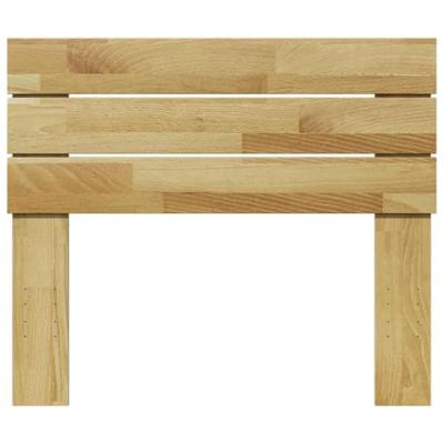 Hoofdbord 75 cm massief hout eiken - thumbnail