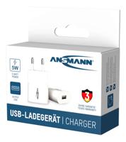 Ansmann HomeCharger HC105 USB-oplader 5 W 1x USB-A Zwart Binnen - thumbnail