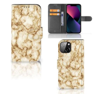 iPhone 13 Mini | Bookcase | Marmer Goud