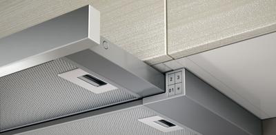 Elica ELITE14 LUX GRIX/A/60 Onderbouw Zilver, Roestvrijstaal 336 m³/uur