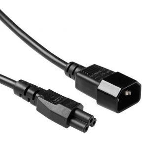 ACT AK5434 230V Stroomkabel C14/C5 Zwart - 3 meter