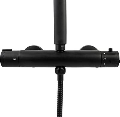 Cornat Noir Style Douchesysteem T.Kraan Zw - TECBE3422 Cornat Noir Style Douchesysteem T.Kraan Zw - TECBE3422