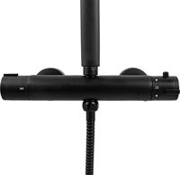 Cornat Noir Style Douchesysteem T.Kraan Zw - TECBE3422 - thumbnail