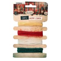 Studio Light • festive nostalgia ribbon organza 5mm & hemp cord - thumbnail