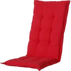 Madison zitkussen panama hoge rug rood 123 x 50 cm