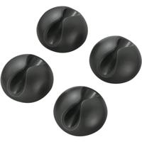 TRU COMPONENTS SWC-10BK/4P Kabelhouder Zelfklevend 542240 Bundel-Ø (bereik) 9 mm (max) Zwart 4 stuk(s) - thumbnail