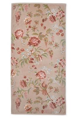 Pip Studio Pip Studio Secret Garden douchelaken Khaki 70x140 cm