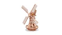 Eco Wood Art 3D Mechanische Puzzel Windmill - thumbnail