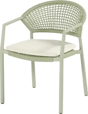 Hartman stapelbare dining tuinstoel taragona groen