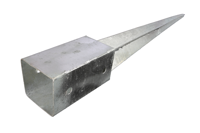 Waelbers Paalhouder met punt 71x750mm, thermisch verzinkt (FV) - 1 Stuk(s) - 427303.99 - thumbnail