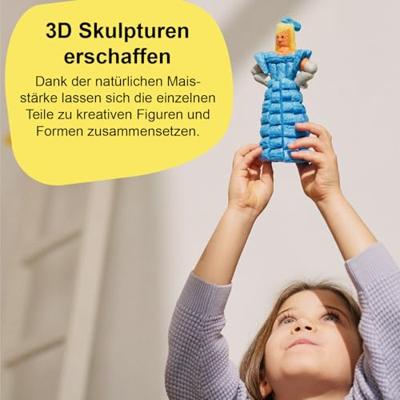 Playmais classic 3d prncess - 90 stukjes Playmais classic 3d prncess - 90 stukjes
