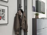 Kapstok UTANA grafiet - thumbnail