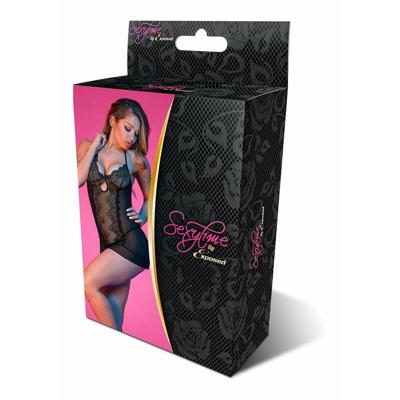 Jurk Exposed Zwart (S/M) Jurk Exposed Zwart (S/M)