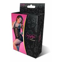 Jurk Exposed Zwart (S/M) - thumbnail