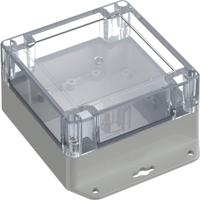 TRU COMPONENTS 6U07111106639 TC-13865292 Industriële behuizing 136.5 x 106.5 x 60.1 Polycarbonaat Lichtgrijs, Transparant 1 stuk(s) - thumbnail