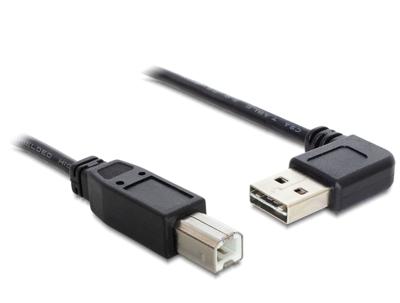 Delock 85167 Kabel EASY-USB 2.0 Type-A male haaks links / rechts > USB 2.0 Type-B male 0,5 m Delock 85167 Kabel EASY-USB 2.0 Type-A male haaks links / rechts > USB 2.0 Type-B male 0,5 m