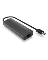 ICY BOX USB-C (USB 3.2 Gen 2) multiport hub 4 poorten Antraciet - thumbnail