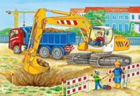 Ravensburger puzzel construction site and farm 2x12 stukjes - thumbnail