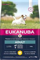EUKANUBA premium hondenvoer met kip voor kleine rassen - droogvoer voor volwassen honden, 3 kg - thumbnail