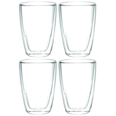 4 Hi Latte Macchiato glazen - dubbelwandige glazen - 400ml