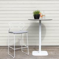 Nohr Ronde Bartafel 'Daman' 70cm, kleur Wit - thumbnail