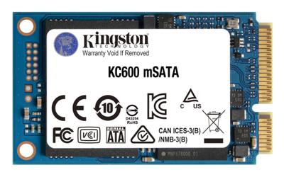 Hard Drive Kingston SKC600MS TLC 3D mSATA SSD Inhoud 256 GB - thumbnail