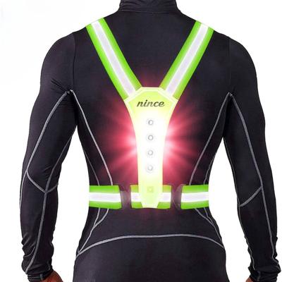Nince Hardloop Verlichting - USB Oplaadbaar - Reflecterend Vest