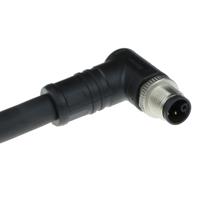 Amphenol M12L-05BMMM-SR8H01 M SERIES 5 polig connector male M12 L-coding molded male - 1 meter - thumbnail