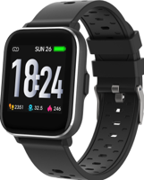 Denver Sw-163 Smartwatch Met Touchscreen En Hartslagmeter Zwart - thumbnail