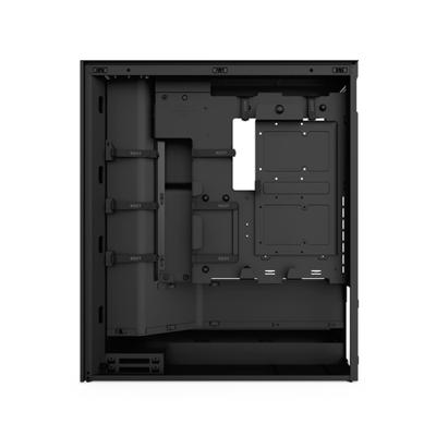 NZXT h7 flow rgb (2024) midi tower behuizing (zwart | 2x usb-a | 1x usb-c | rgb | tempered glass)