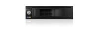 ICY BOX 3,5 inch harde schijven, wissellijst voor 5,25 inch sleuf, stroomschakelaar, slot, hot-swap, status, led, SATA III, zwart - thumbnail